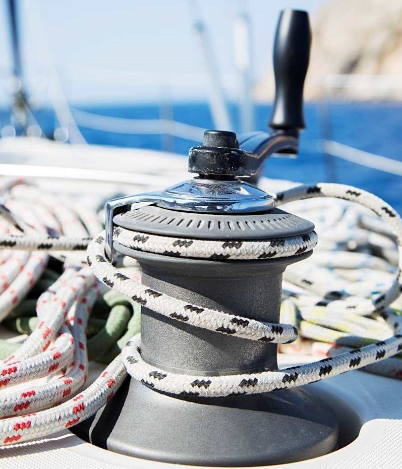 Rope on a sailboat | Featured image for Intermediate Sailing Courses – Intermediate Sailing Page from Southern Cross Yachting.